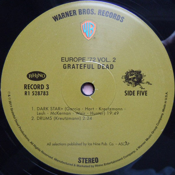 The Grateful Dead - Europe '72 Vol. 2 (4xLP BOX) | Near Mint (NM or M-) Excellent (EX)