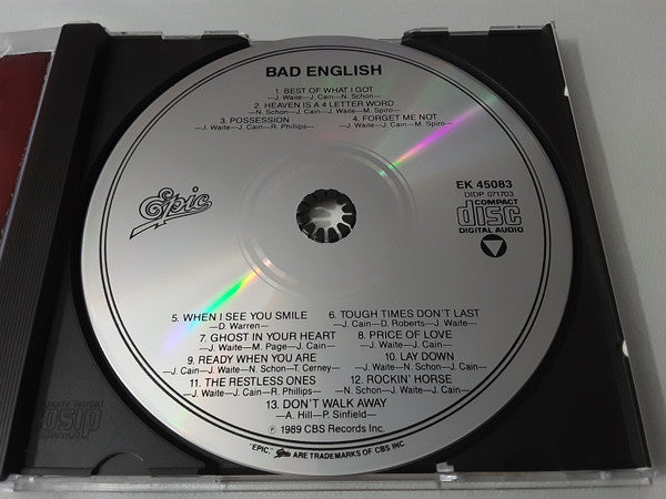 Bad English - Bad English (CD) | Near Mint (NM or M-)