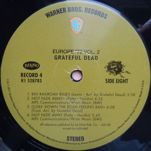 The Grateful Dead - Europe '72 Vol. 2 (4xLP BOX) | Near Mint (NM or M-) Excellent (EX)