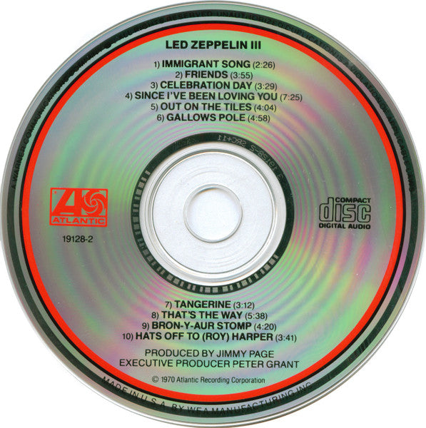 Led Zeppelin - Led Zeppelin III (CD) | Near Mint (NM or M-)