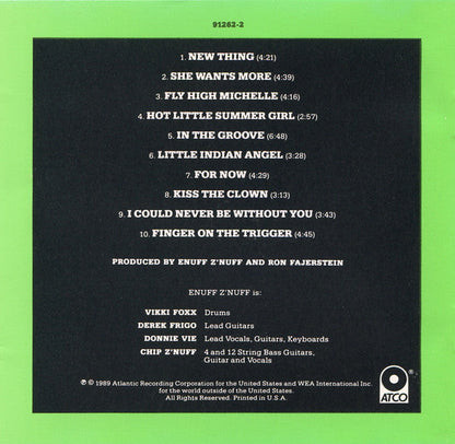 Enuff Z'nuff - Enuff Z'nuff (CD) | Near Mint (NM or M-)