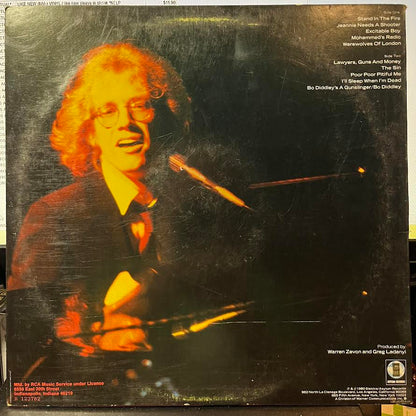Warren Zevon - Stand In The Fire (VINYL) | Near Mint (NM) Excellent (EX)
