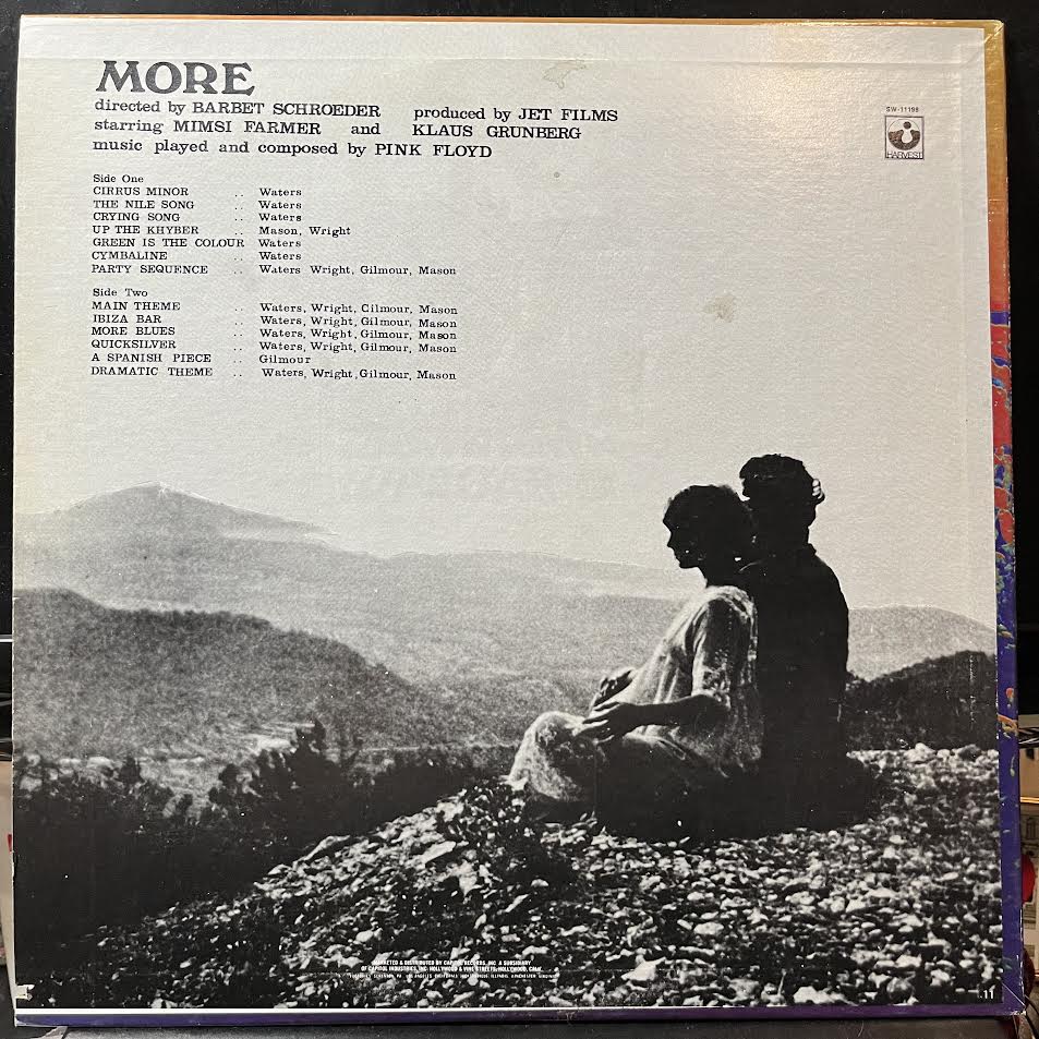 Pink Floyd - Original Motion Picture Soundtrack From The Film "More" (VINYL) | Near Mint (NM or M-) Excellent+ (EX+)