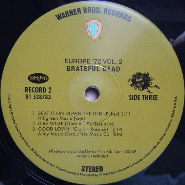 The Grateful Dead - Europe '72 Vol. 2 (4xLP BOX) | Near Mint (NM or M-) Excellent (EX)