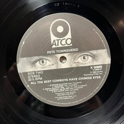 Pete Townshend - All The Best Cowboys Have Chinese Eyes (VINYL) | Near Mint (NM) Near Mint- (NM-)