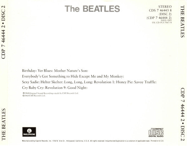 The Beatles - The Beatles (2xCD) | Near Mint (NM or M-)