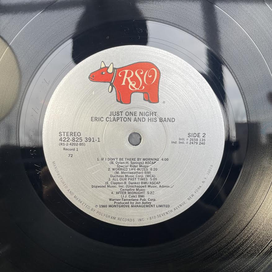 Eric Clapton - Just One Night (2xVINYL) | Near Mint (NM) Excellent+ (EX+)