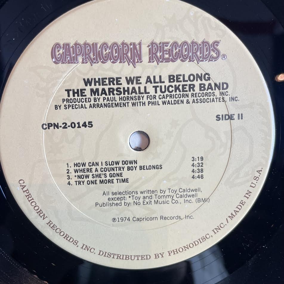 The Marshall Tucker Band - Where We All Belong (2xVINYL) | Near Mint (NM) Excellent+ (EX+)