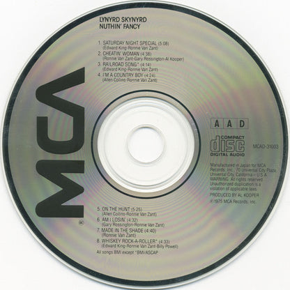 Lynyrd Skynyrd - Nuthin' Fancy (CD) | Near Mint (NM) Near Mint (NM)