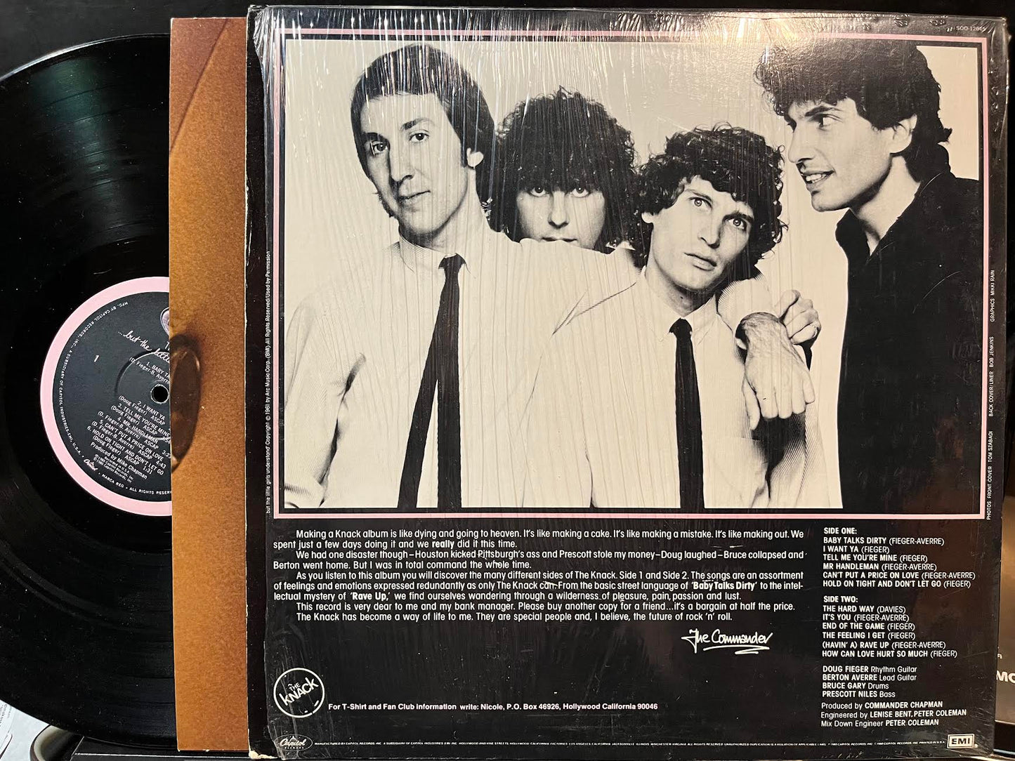 The Knack (3) - ...But The Little Girls Understand (VINYL) | Near Mint (NM) Near Mint (NM)