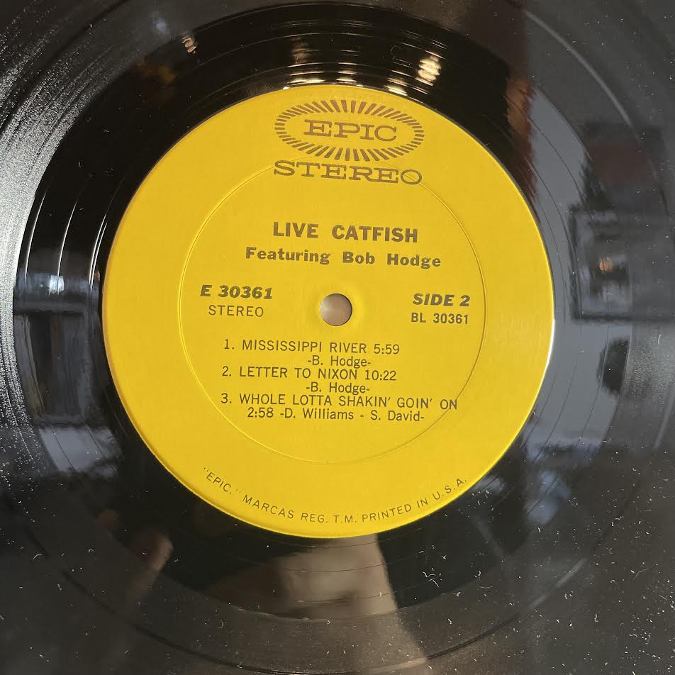 Catfish (6) - Live Catfish (VINYL) | Near Mint (NM) Very Good Plus (VG+)