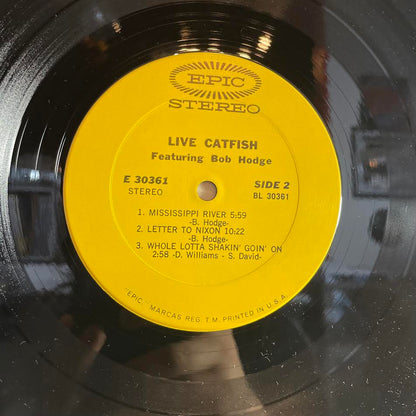 Catfish (6) - Live Catfish (VINYL) | Near Mint (NM) Very Good Plus (VG+)