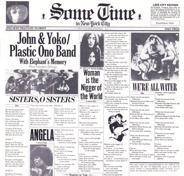 John Lennon & Yoko Ono - Some Time In New York City (2xCD) | Near Mint (NM) Near Mint (NM)