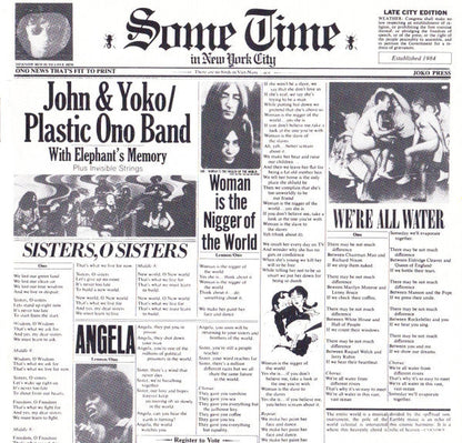 John Lennon & Yoko Ono - Some Time In New York City (2xCD) | Near Mint (NM) Near Mint (NM)
