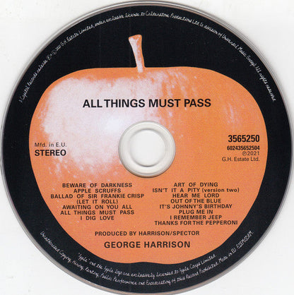 George Harrison - All Things Must Pass (50th Anniversary) (CD BOX SET) | Near Mint (NM) Near Mint (NM)