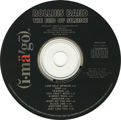Rollins Band - The End Of Silence (CD) | Near Mint (NM or M-)