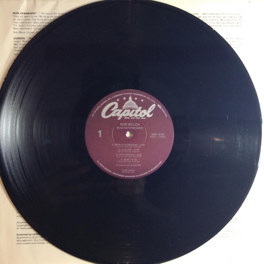 Bob Welch - Man Overboard (VINYL) | Near Mint (NM) Near Mint (NM)
