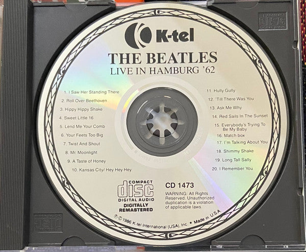The Beatles - Live In Hamburg '62 (CD) | Near Mint (NM or M-)