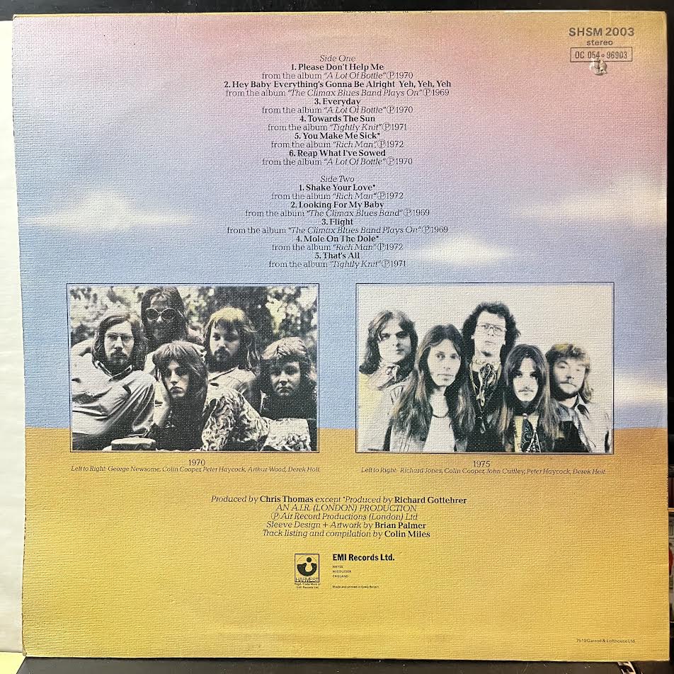 Climax Blues Band - 1969 / 1972 (VINYL) | Near Mint (NM) Near Mint (NM)