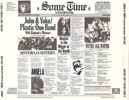 John Lennon & Yoko Ono - Some Time In New York City (2xCD) | Near Mint (NM) Near Mint (NM)