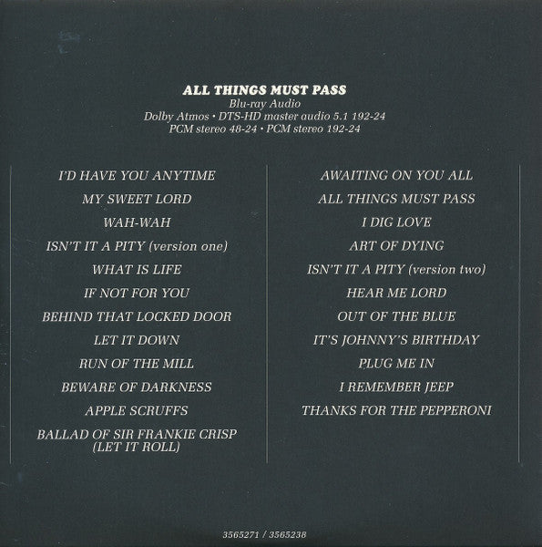 George Harrison - All Things Must Pass (50th Anniversary) (CD BOX SET) | Near Mint (NM) Near Mint (NM)