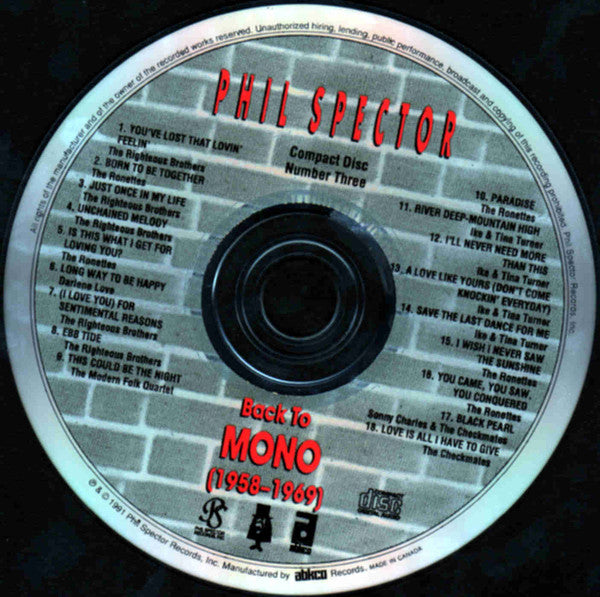 Back To Mono (1958-1969) (3xCD) | Near Mint (NM) Near Mint (NM)