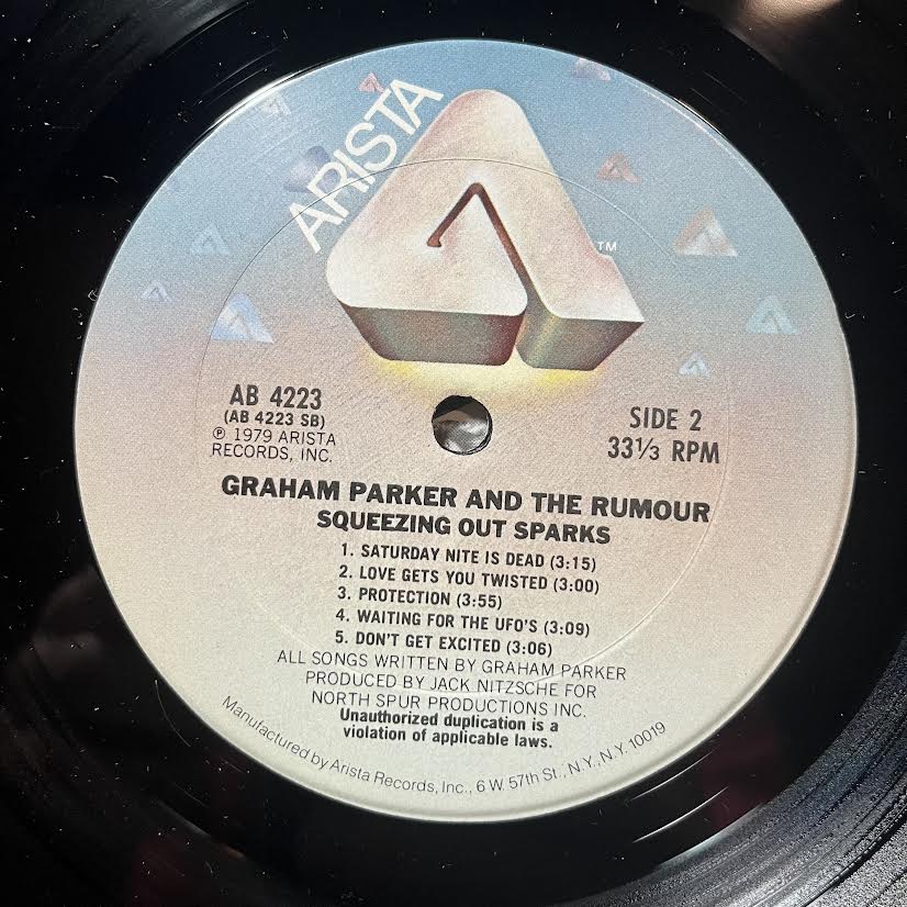 Graham Parker And The Rumour - Squeezing Out Sparks (VINYL) | Near Mint (NM) Excellent (EX)