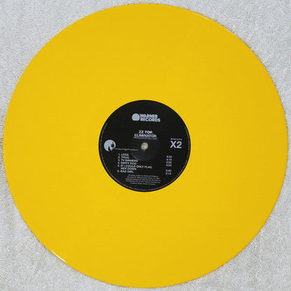 ZZ Top - Eliminator (YELLOW VINYL) | Near Mint (NM or M-) Near Mint (NM)