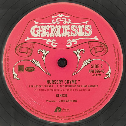 Genesis - Nursery Cryme (2xVINYL AUDIOPHILE) |