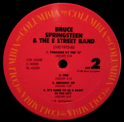 Bruce Springsteen & The E-Street Band - Live / 1975-85 (5x VINYL BOX SET) | Near Mint (NM or M-) Excellent (EX)