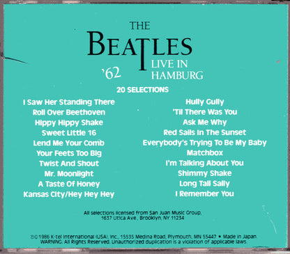 The Beatles - Live In Hamburg '62 (CD) | Near Mint (NM or M-)