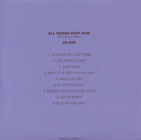 George Harrison - All Things Must Pass (50th Anniversary) (CD BOX SET) | Near Mint (NM) Near Mint (NM)