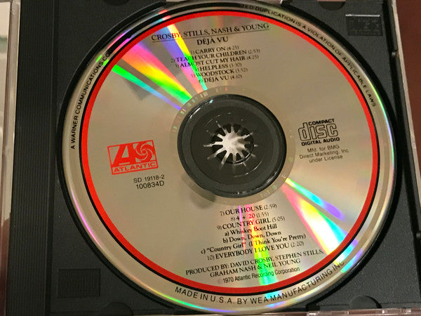 Crosby, Stills, Nash & Young - Déjà Vu (CD) | Near Mint (NM) Near Mint (NM)