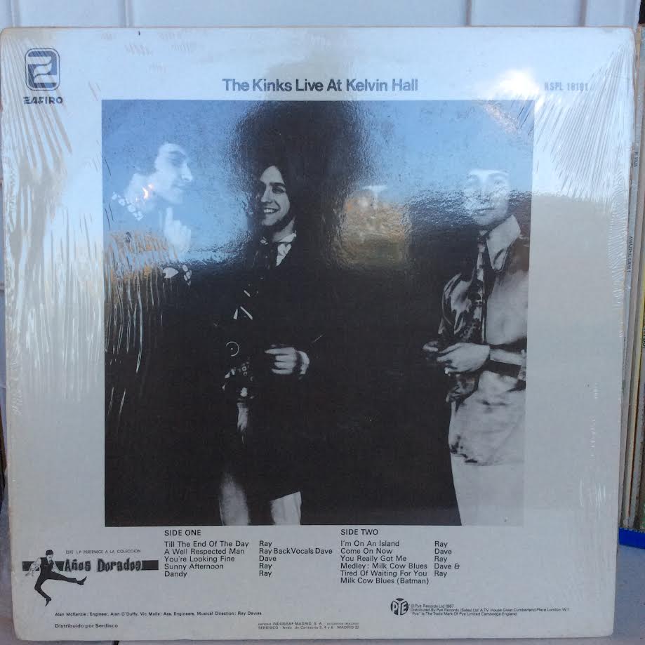 The Kinks - Live At Kelvin Hall (VINYL) | Near Mint (NM) Near Mint (NM)