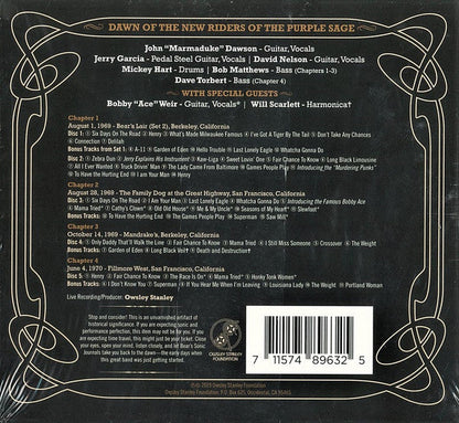New Riders Of The Purple Sage - Bear's Sonic Journals: Dawn Of The New Riders Of The Purple Sage (4xCD BOX) | Near Mint (NM) Excellent+ (EX+)