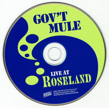 Gov't Mule - Live At Roseland Ballroom (CD) | Near Mint (NM) Near Mint (NM)