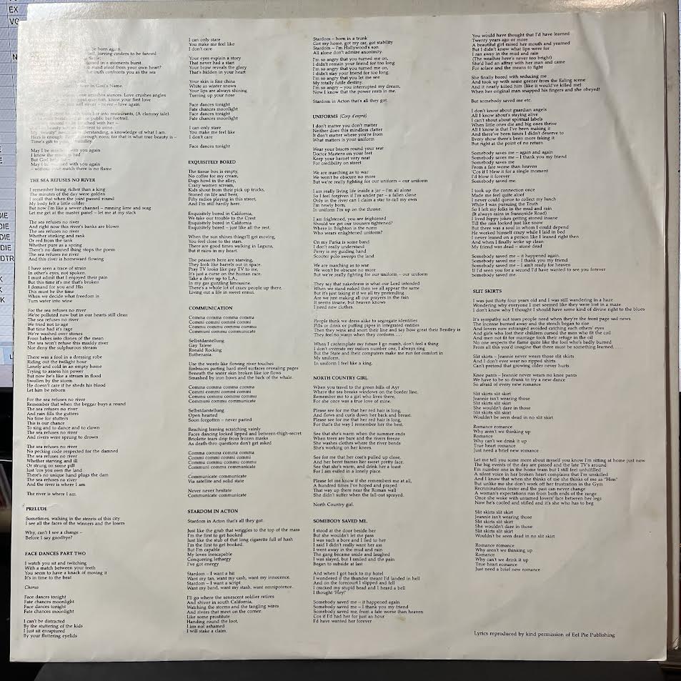 Pete Townshend - All The Best Cowboys Have Chinese Eyes (VINYL) | Near Mint (NM) Near Mint- (NM-)