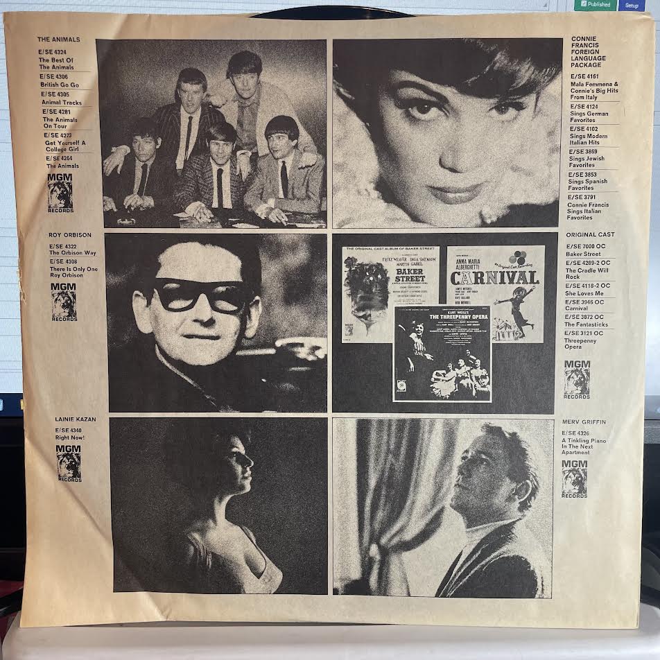 Eric Burdon & The Animals - Winds Of Change (VINYL) | Excellent+ (EX+) Excellent+ (EX+)