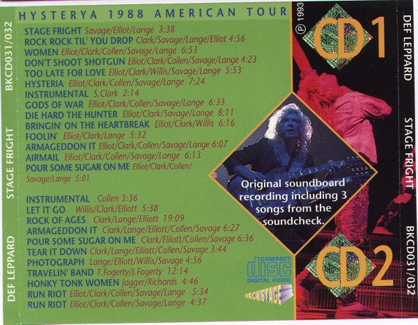 Def Leppard - Stage Fright (2xCD) | Near Mint (NM or M-)