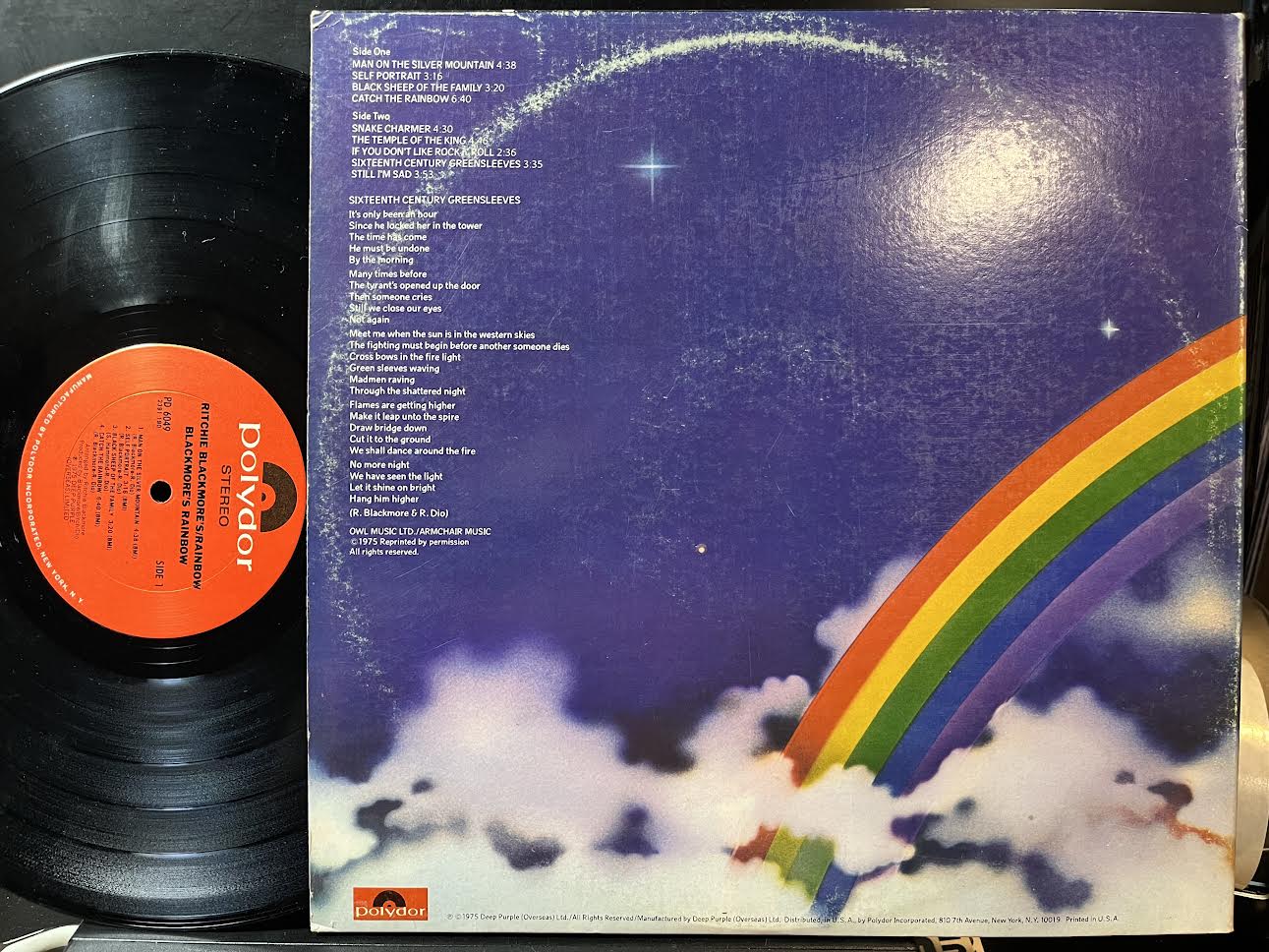 Rainbow - Ritchie Blackmore's Rainbow (VINYL) | Near Mint (NM) Very Good (VG)