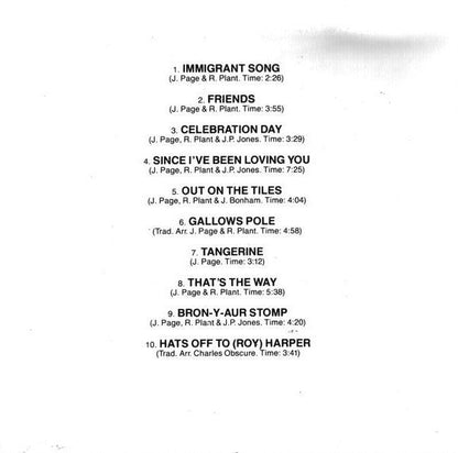 Led Zeppelin - Led Zeppelin III (CD) | Near Mint (NM or M-)