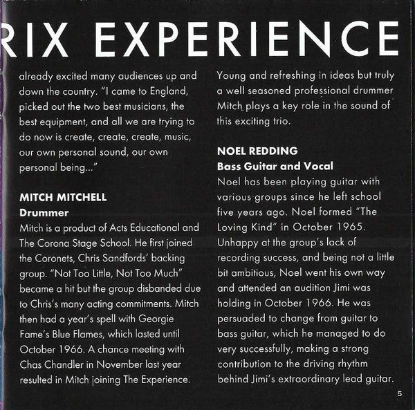 The Jimi Hendrix Experience - Are You Experienced (CD) | Near Mint (NM or M-) Near Mint (NM)