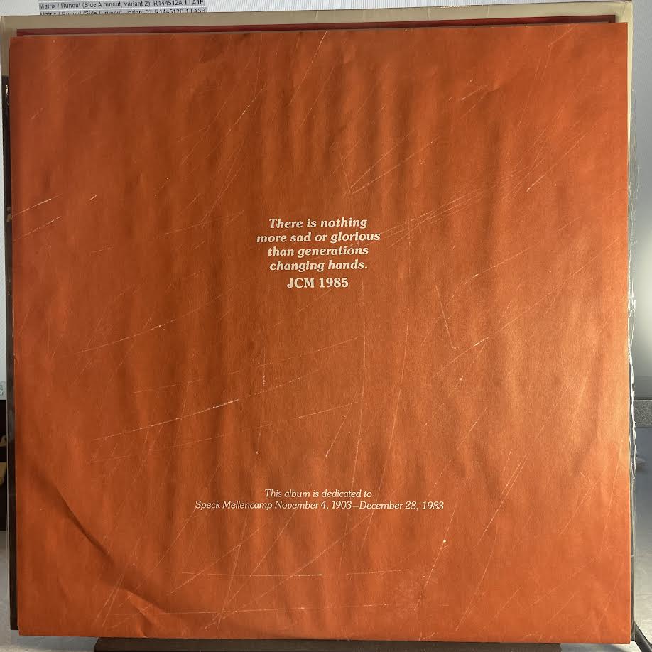 John Cougar Mellencamp - Scarecrow (VINYL) | Near Mint (NM) Near Mint (NM)