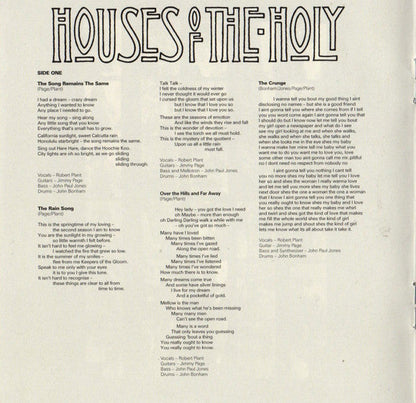 Led Zeppelin - Houses Of The Holy (2xCD) | Near Mint (NM or M-)
