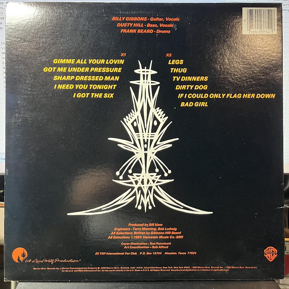 ZZ Top - Eliminator (VINYL) | Near Mint (NM or M-)