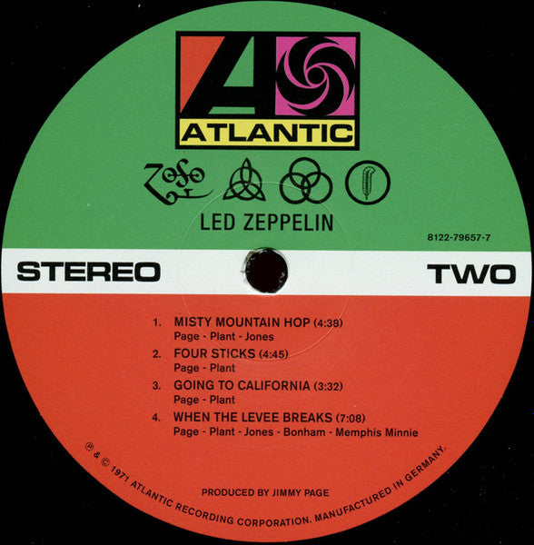 Led Zeppelin - Untitled (VINYL) | Near Mint (NM or M-) Near Mint (NM)