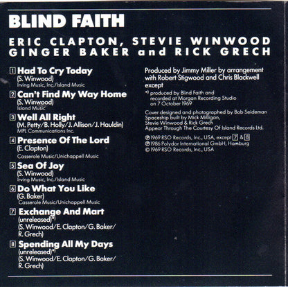 Blind Faith (2) - Blind Faith (CD) | Near Mint (NM) Near Mint (NM)