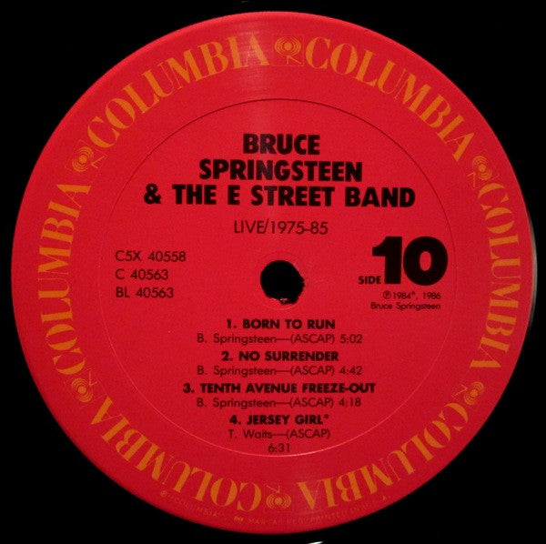 Bruce Springsteen & The E-Street Band - Live / 1975-85 (5x VINYL BOX SET) | Near Mint (NM or M-) Excellent (EX)