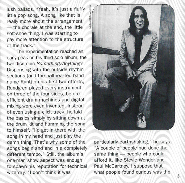 Todd Rundgren - The Very Best Of Todd Rundgren (CD) | Near Mint (NM) Excellent (EX)