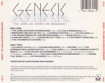 Genesis - The Lamb Lies Down On Broadway (2xCD) | Near Mint (NM) Near Mint (NM)